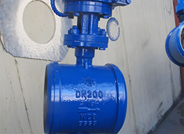 Butt-welding cast steel body hard seal butterfly valve